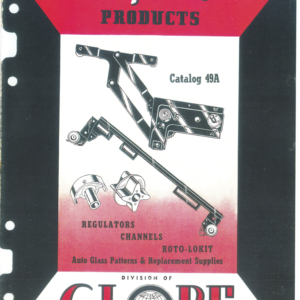 1928-1948 Globe Window Regulator-Channel Parts Catalog - PDF