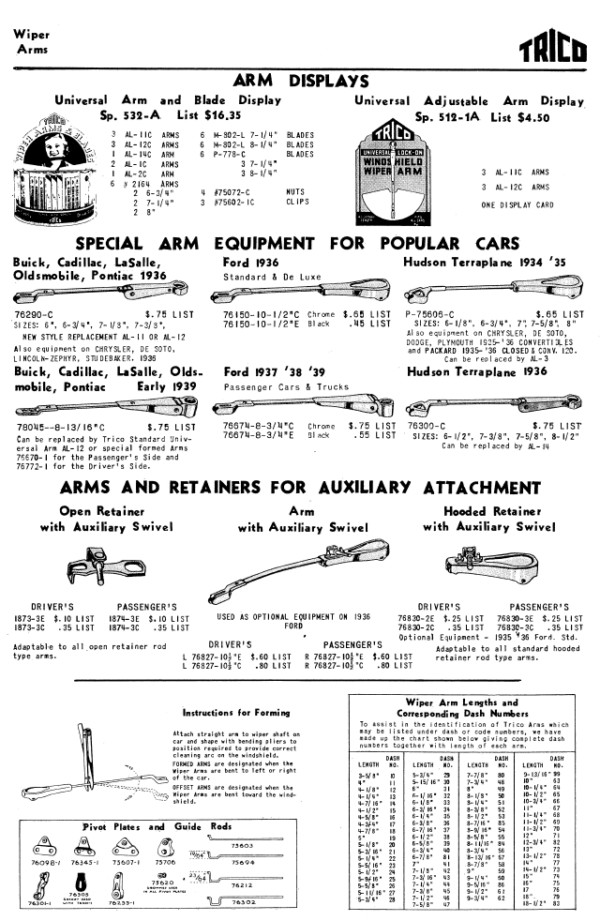 1929-1939 Trico Wiper Blade and Motor Part Catalog - PDF - Image 4
