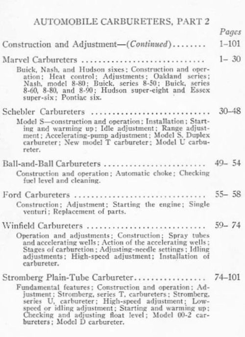 1931 Automobile Carbureters Service Manual PDF - Image 3