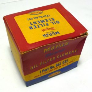 1932-1942 ﻿MoPar Canister Oil Filter