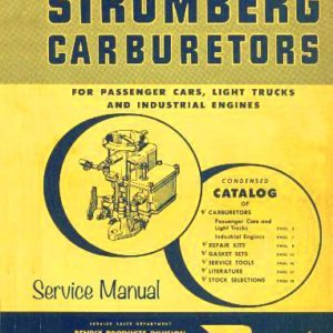 1933-1957 Stromberg BX Carburetor Service Manual PDF