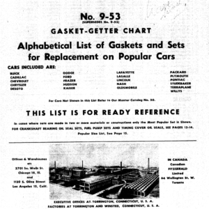 1934-1953 Fitzgerald Gasket Catalog - PDF