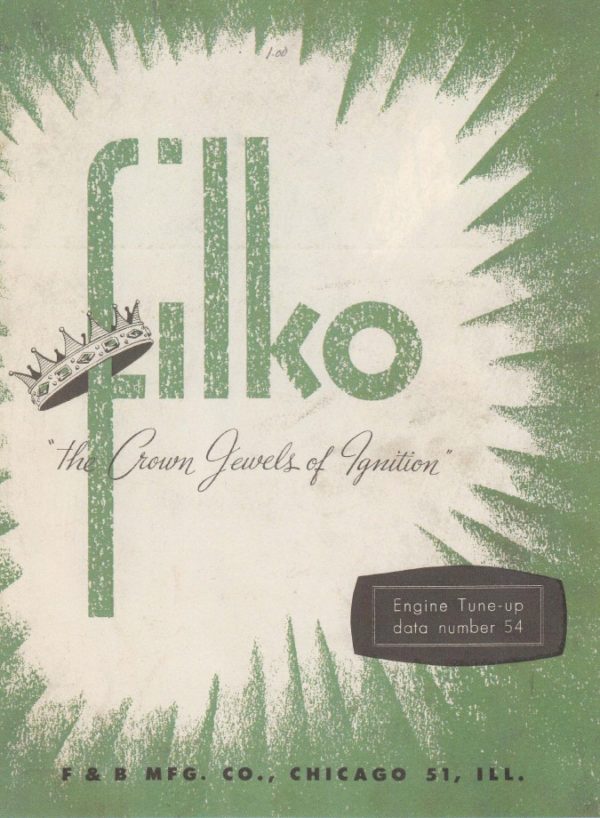 1935-1954 Filko Engine Tune-Up Parts Catalog - PDF