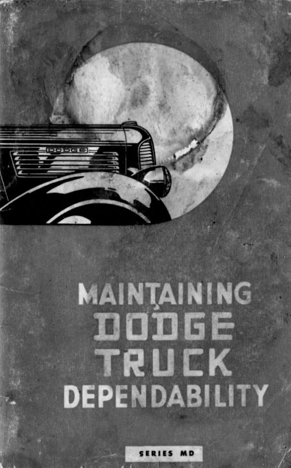 1937 Dodge Truck Drivers Manual PDF