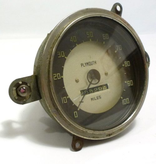 1937 Plymouth Speedometer