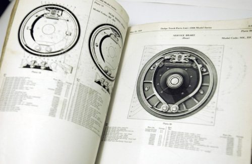 1938 Dodge Truck Parts List Book - Image 2