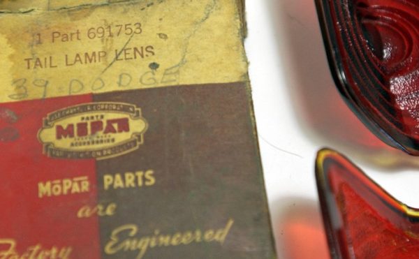 1939 Dodge Tail Lamp Lense - Pair of 2 - Image 2