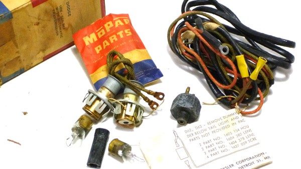 1956 D62, D63 Dodge, Reverse Light Package - NOS
