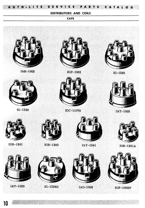 1940-1954 Auto-Lite Condensed Service Parts Catalog  - PDF - Image 4