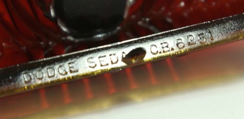 1940 Dodge D14 Sedan Taillight Lense Pair - Image 6
