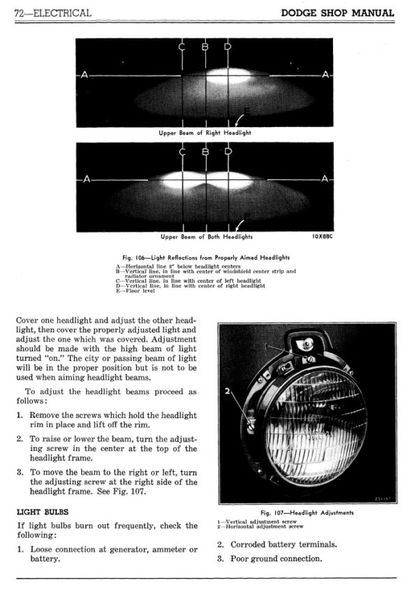 1940 Dodge D14, D17 Passenger Car Shop Manual PDF - Image 3