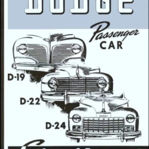 1941-1948 Dodge Passenger Car Shop Manual PDF