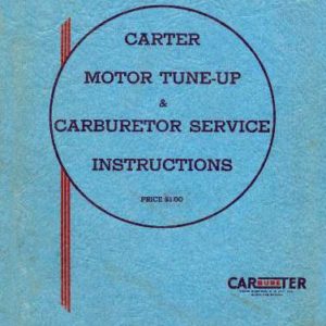 1941-1957 Carter Ball & Ball Carburetor Service Manual PDF