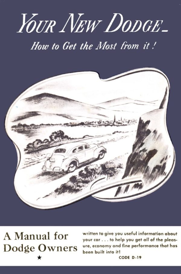 1941 Dodge D19 Drivers Manual PDF