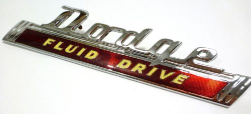 1941 Dodge Fluid Drive Trunk Emblem - NOS - Image 3
