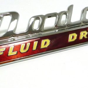 1941 Dodge Fluid Drive Trunk Emblem - NOS