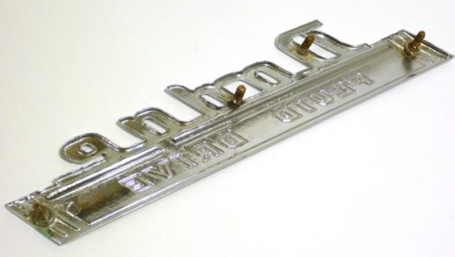 1941 Dodge Fluid Drive Trunk Emblem - NOS - Image 4
