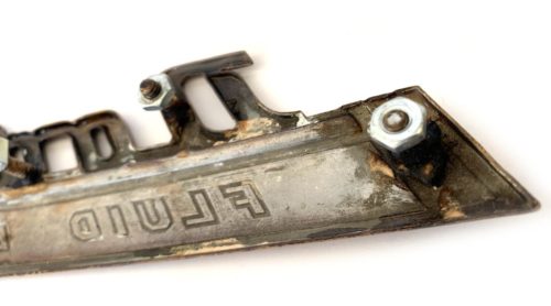 1941 Dodge Fluid Drive Trunk Emblem - Bronzed - Image 6