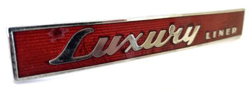 1941 NOS Dodge D19 Luxury Liner Grille Nameplate Emblems Set - Image 6
