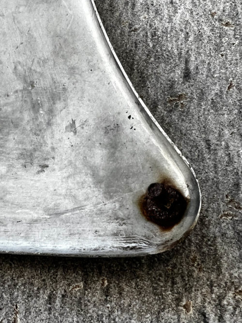 1942-1948 NOS Dodge D-24  MoPar Stone/Gravel Deflector LH (Driver) - Image 7