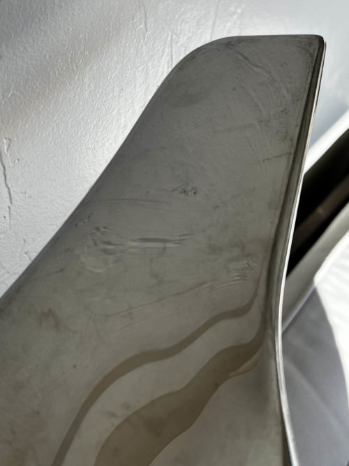 1942-1948 NOS Dodge D-24  MoPar Stone/Gravel Deflector LH (Driver) - Image 10