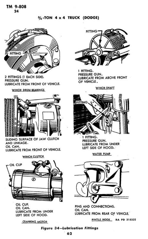 1944 Dodge "W" Series 4x4 Military Pickup Truck Shop Manual PDF - Image 3