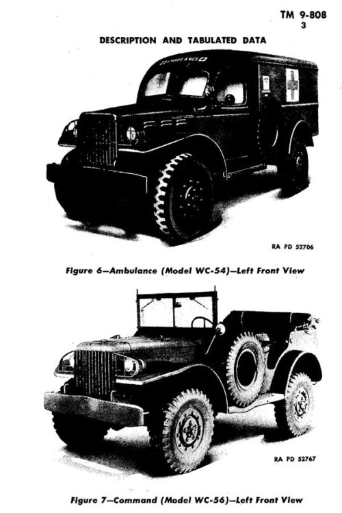 1944 Dodge "W" Series 4x4 Military Pickup Truck Shop Manual PDF - Image 4