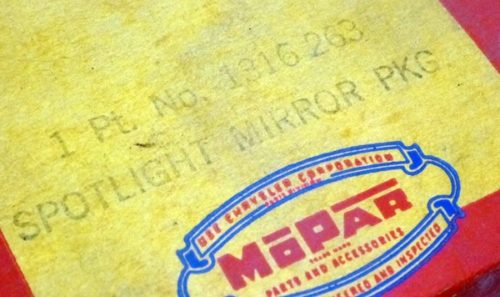 1949-1954 MoPar Spotlight Mirror Package - Image 4