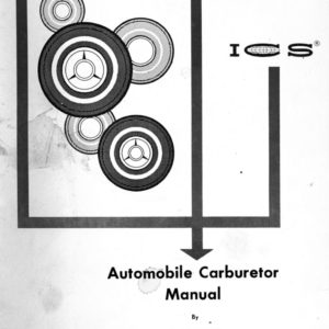 Automobile Carburetor Service Manual by C.R. Strouse 1952-56 PDF
