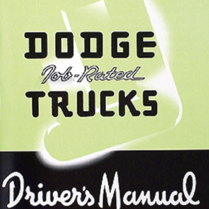 1951-1952 Dodge Job-Rated Truck Driver's Manual PDF