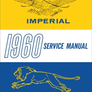 1960 - 1961 Chrysler & Imperial Service Manual PDF