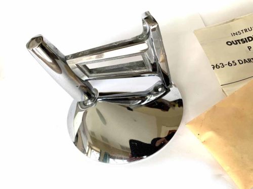 1960-1966 MoPar 4" Outside Rear View Mirror - NOS - Image 4