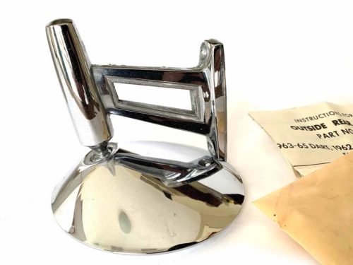 1960-1966 MoPar 4" Outside Rear View Mirror - NOS - Image 6