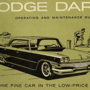 1960 Dodge Dart Driver's Manual PDF
