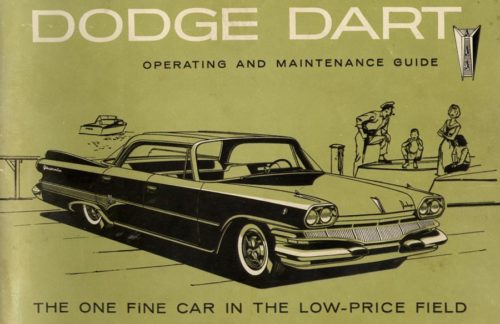 1960 Dodge Dart Driver's Manual PDF