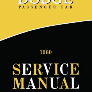 1960 Dodge Service Manual PDF