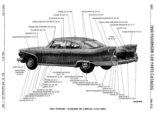 1960 MoPar Passenger Car Parts Catalog - Image 2