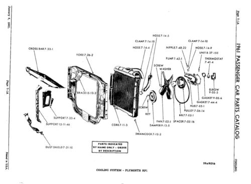 1961 MoPar Passenger Car Parts "R" Series Catalog PDF - Image 5