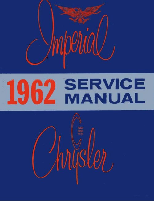 1962 Chrysler-Imperial Service Repair Manual PDF