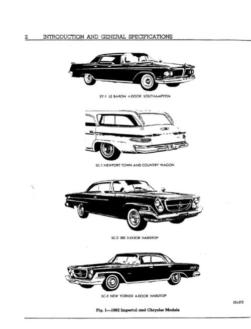 1962 Chrysler-Imperial Service Repair Manual PDF - Image 3