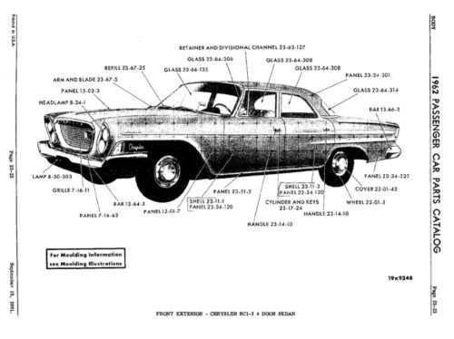 1962 MoPar Passenger Car Parts Catalog PDF - Image 3