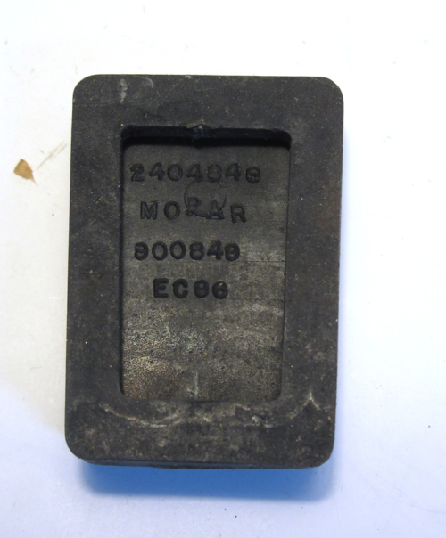 1963-1965 NOS MoPar Parking Brake Pedal Pad - Image 3