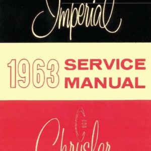 1963 Chrysler-Imperial Service Repair Manual PDF