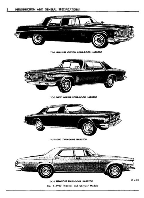 1963 Chrysler-Imperial Service Repair Manual PDF - Image 5
