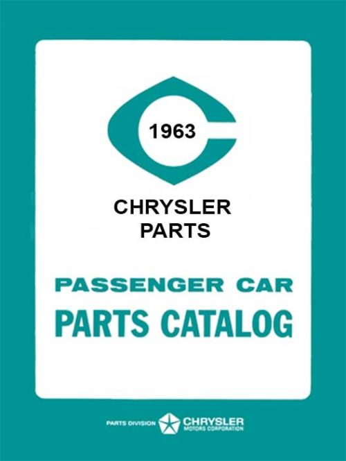 1963 MoPar Passenger Car Parts Catalog PDF