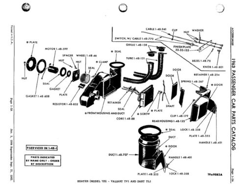 1963 MoPar Passenger Car Parts Catalog PDF - Image 2