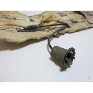 1965-1968 Dodge Truck License Lamp Socket and Cable - NOS