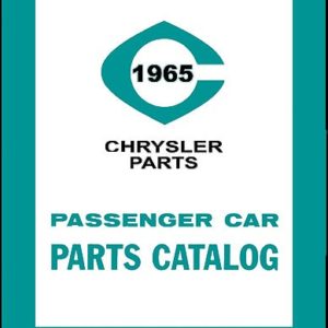 1965 Chrysler Parts Passenger Car Parts Catalog PDF