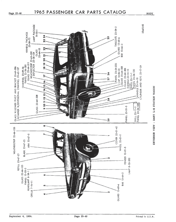 1965 Chrysler Parts Passenger Car Parts Catalog PDF - Image 3
