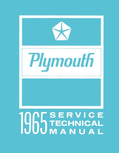 1965 Plymouth Service Manual PDF
